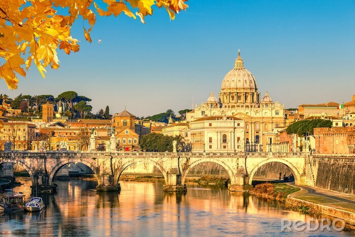 Fotobehang Rome Italië in de herfst
