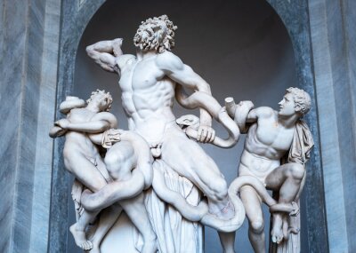 Fotobehang Romeinse beeldhouwwerken