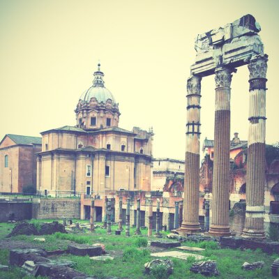 Fotobehang Romeinse forum