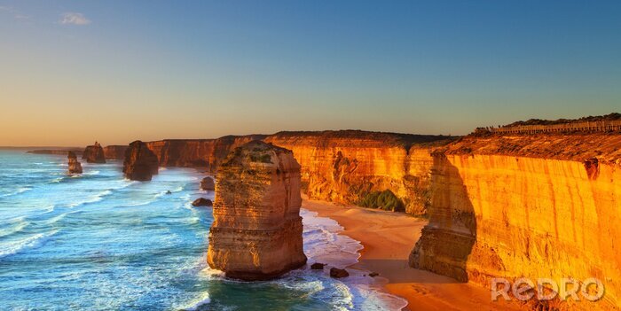 Fotobehang Rotsachtige kust in Australië