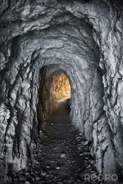 Fotobehang Rotstunnel