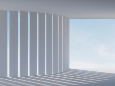 Fotobehang Round hall