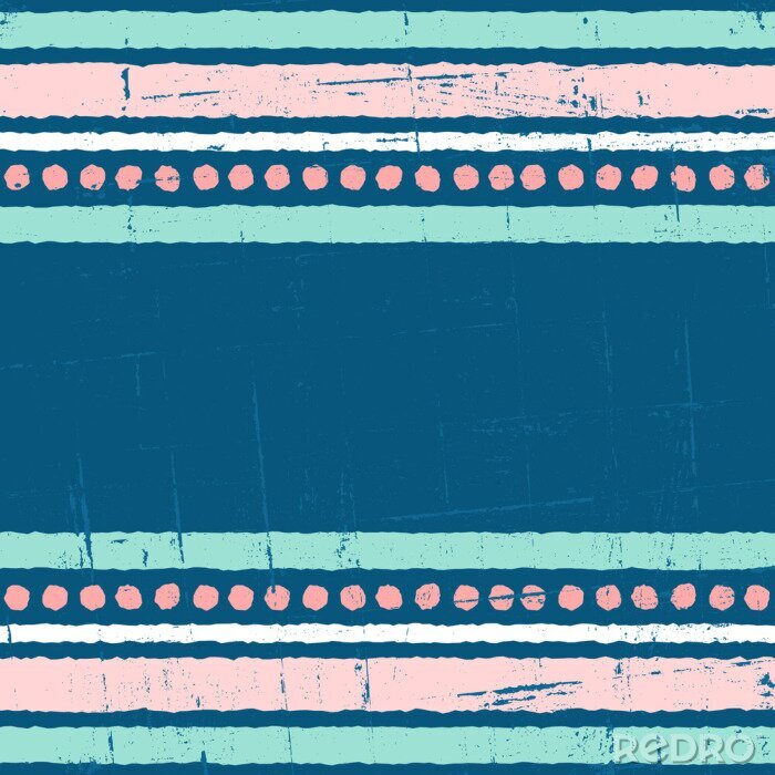 Fotobehang Roze en blauw strepen en strepen dessin