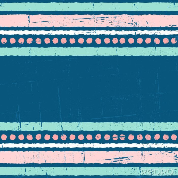 Fotobehang Roze en blauw strepen en strepen dessin