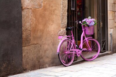 roze fiets