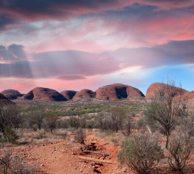 Fotobehang Roze wolken boven Australië