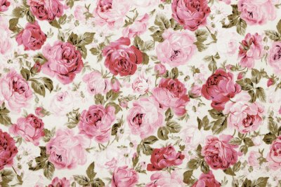 Fotobehang Rozen op een vintage thema