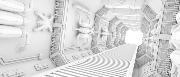 Fotobehang Ruimtelijk futurisme