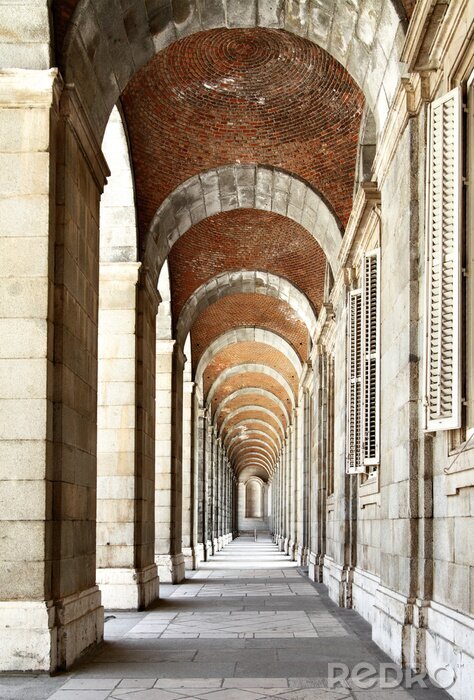 Fotobehang Ruimtelijk gewelfd gewelf