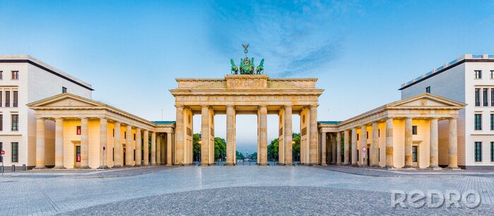 Fotobehang Ruimtelijk landschap van Berlijn
