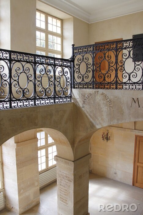 Fotobehang Ruimtelijk zicht op de kerk
