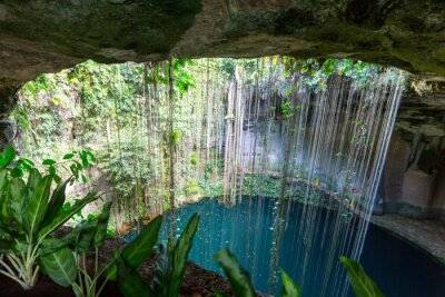 Fotobehang Ruimtelijke exotische waterval