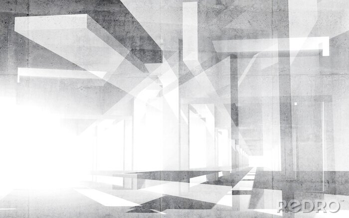 Fotobehang Ruimtelijke geometrie