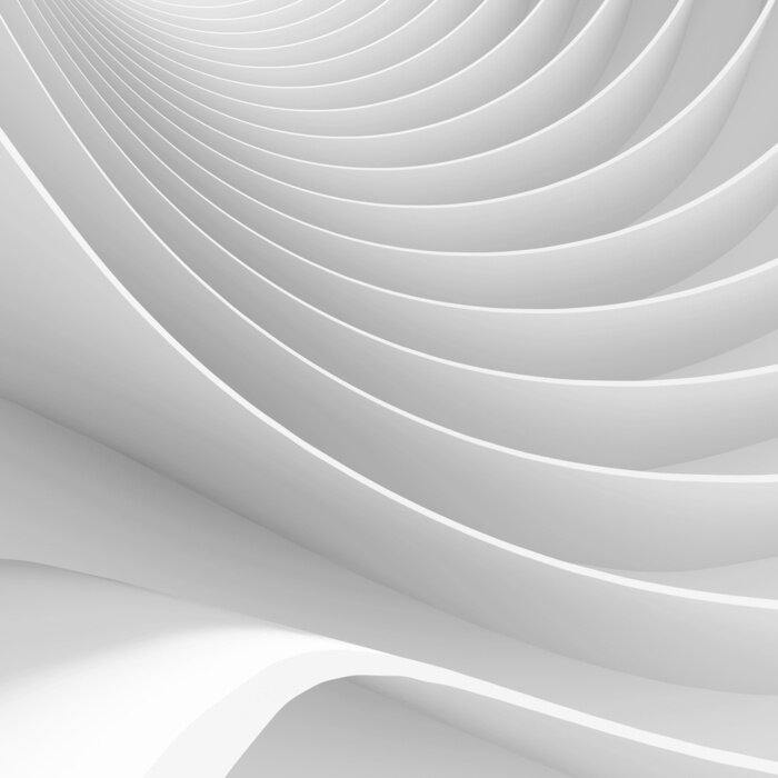 Fotobehang Ruimtelijke golven