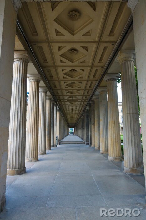 Fotobehang Ruimtelijke pijlers