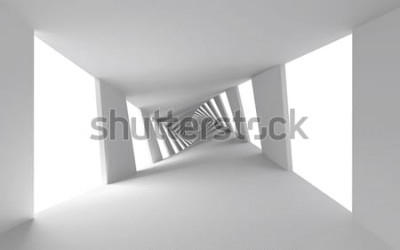 Fotobehang Ruimtelijke tunnel
