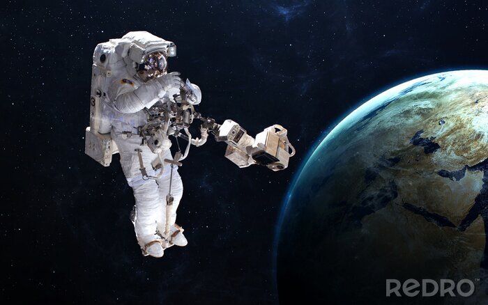 Fotobehang Ruimtethema verkend door de mens