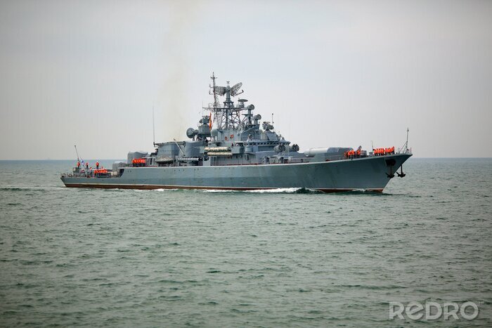 Fotobehang Russisch oorlogsschip