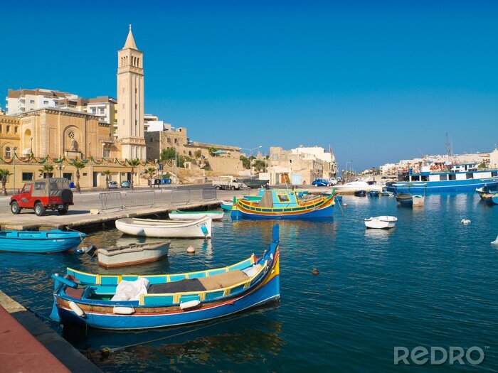 Fotobehang rustige haven
