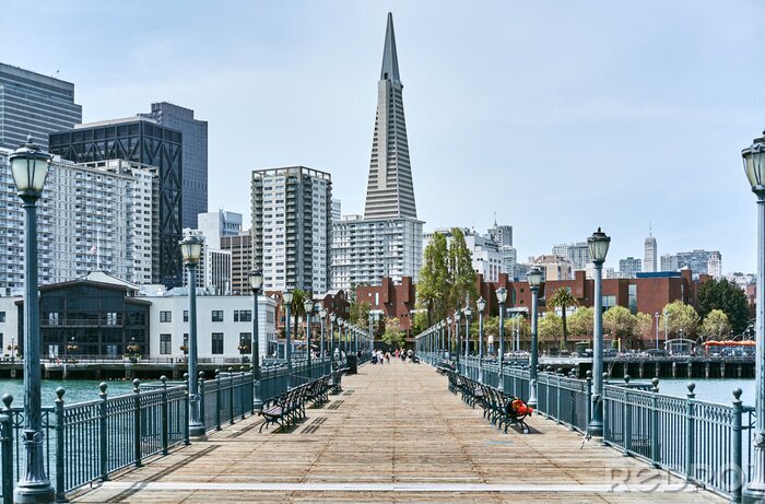 Fotobehang San Francisco in de binnenstad