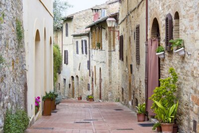 Fotobehang San Gimignano - Toscane, Italië