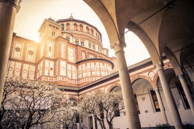 Fotobehang Santa Maria delle Grazie, Milaan