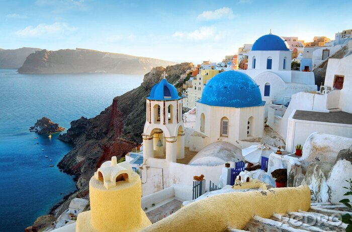 Fotobehang Santorini - Oia