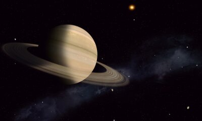 Saturn met Manen