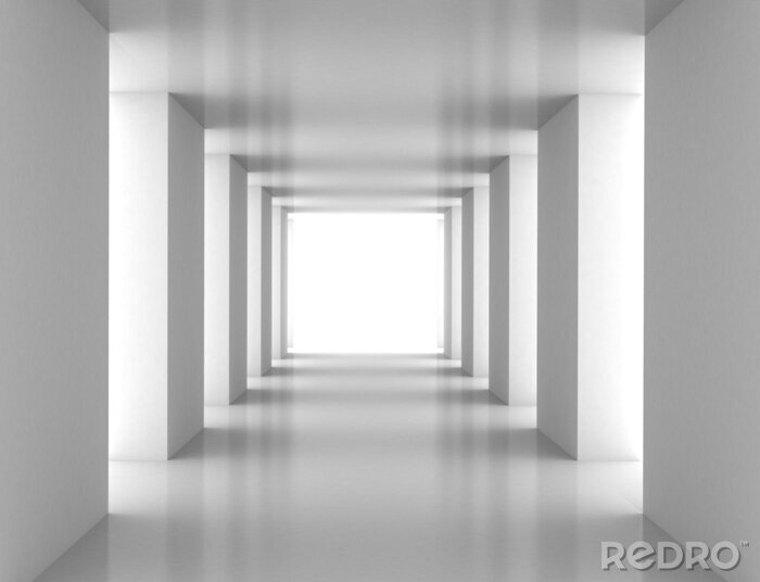 Fotobehang Schaduwen ruimtelijk effect