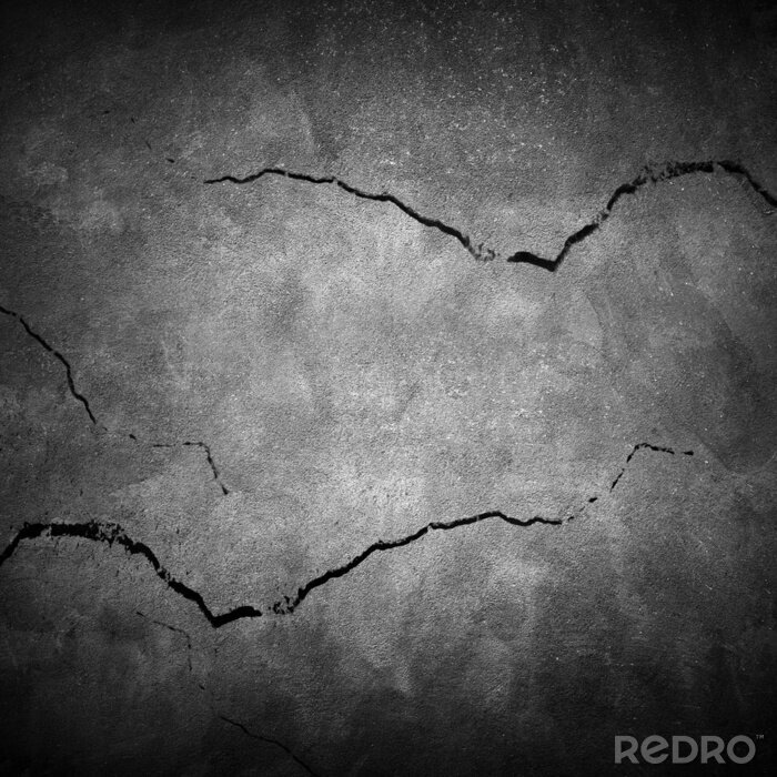 Fotobehang Scheuren en krassen op de muur