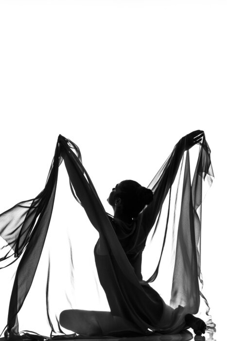 Fotobehang Schoonheid van een ballerina