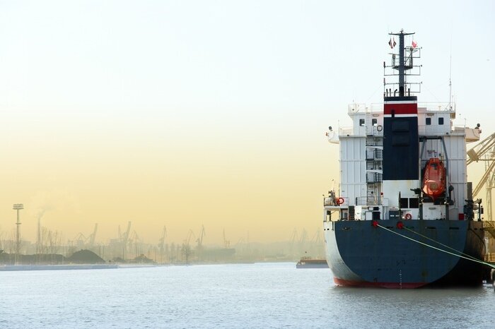 Fotobehang Shiprepair Yard van Gdansk