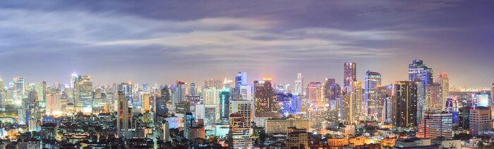 Fotobehang skyline van Bangkok