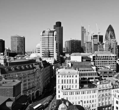 Fotobehang Skyline van Londense gebouwen