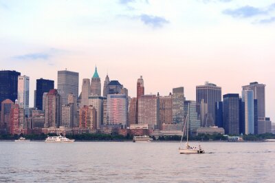 Fotobehang Skyline van Manhattan