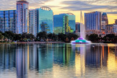 Fotobehang Skyline van Orlando