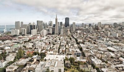 Fotobehang skyline van San Francisco