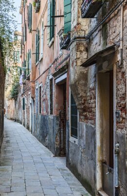 Fotobehang Smalle Venetiaanse Straat