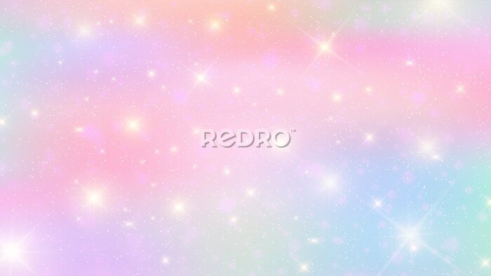 Fotobehang Snoep Glanzende Lucht