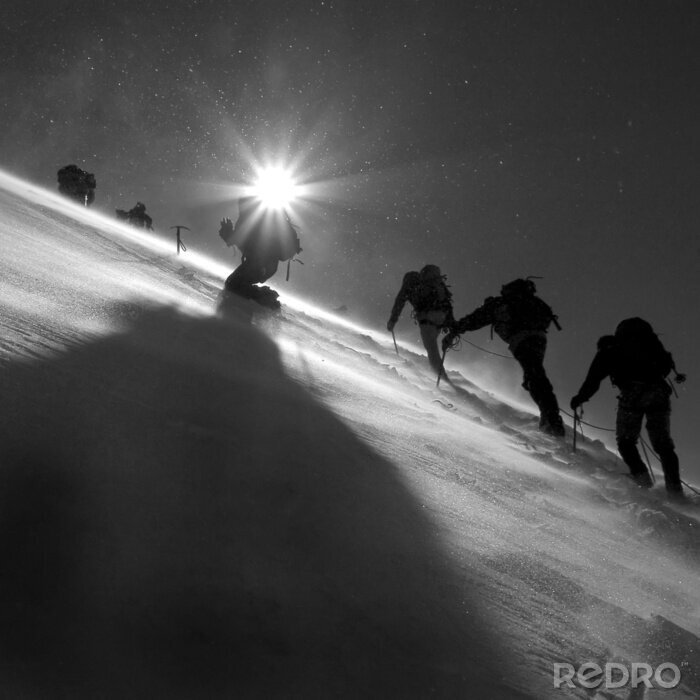 Fotobehang Sport in zwart en wit