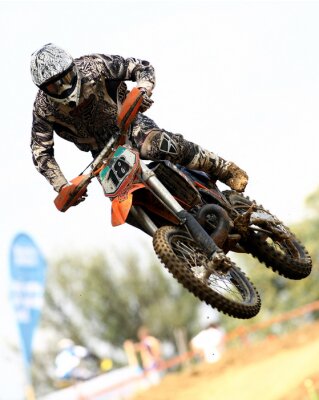Fotobehang Sport motocross kampioenschap