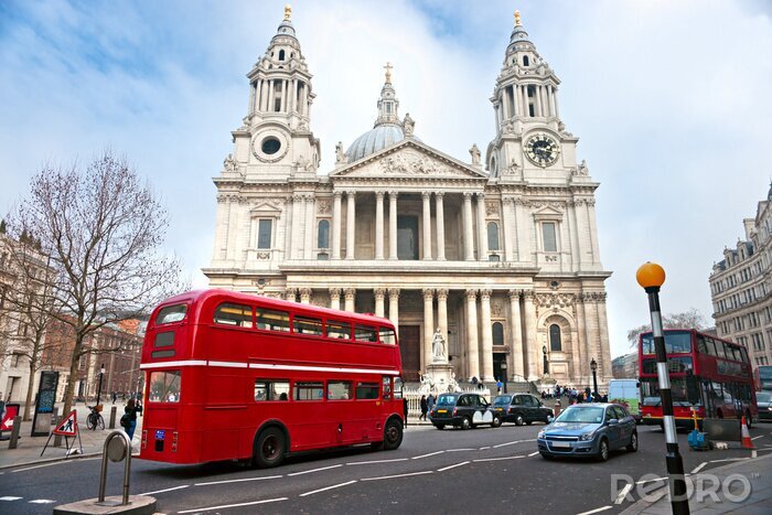 Fotobehang St Paul Cathedral, London, UK.