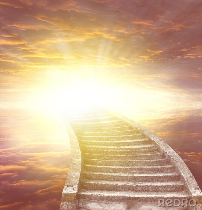 Fotobehang Stairway to heaven
