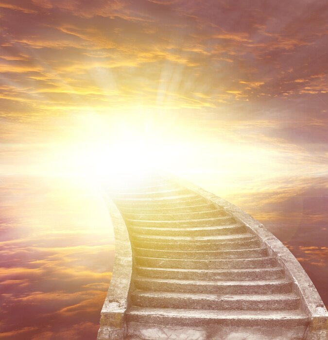 Fotobehang Stairway to heaven