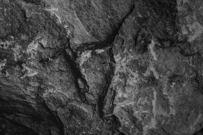 Fotobehang Stenen muur grijze