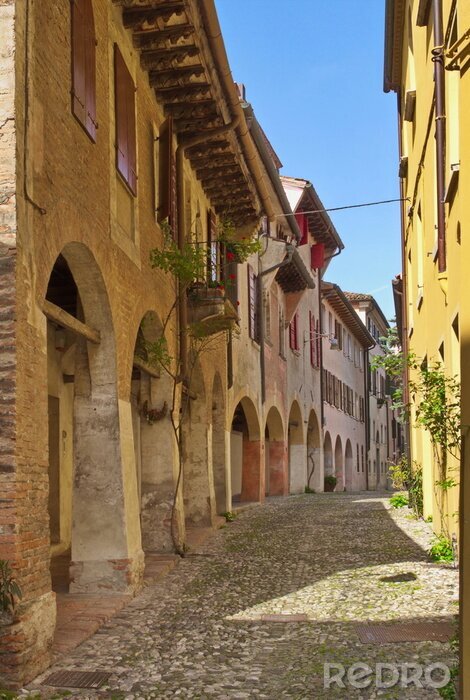 Fotobehang Stenen straat in Treviso
