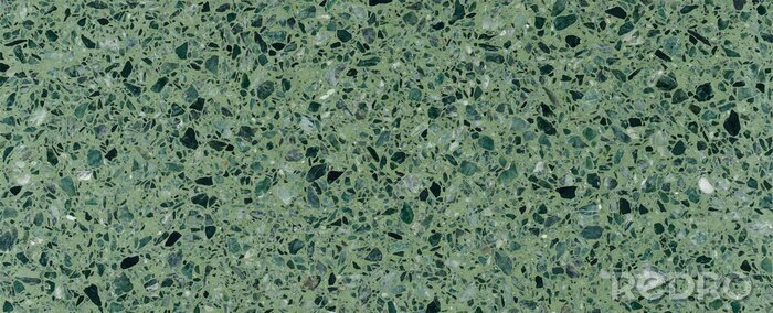 Fotobehang Stenen terrazzo textuur in groen