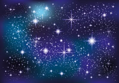 Fotobehang Sterren aan de hemel