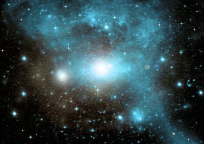 Fotobehang Sterren en galaxy