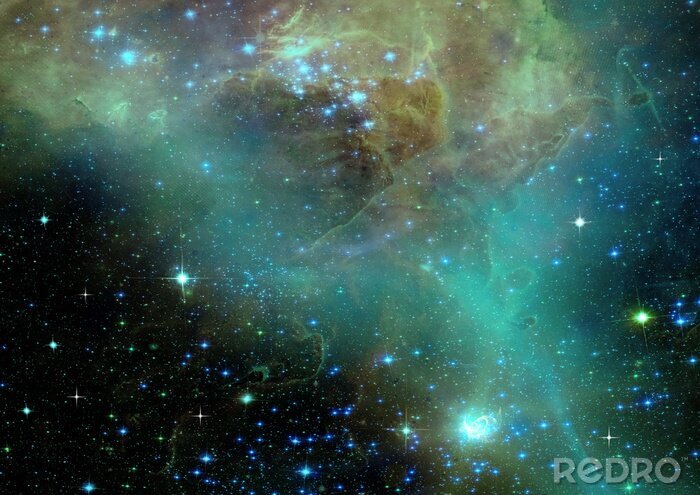 Fotobehang sterrenstelsel in een vrije ruimte